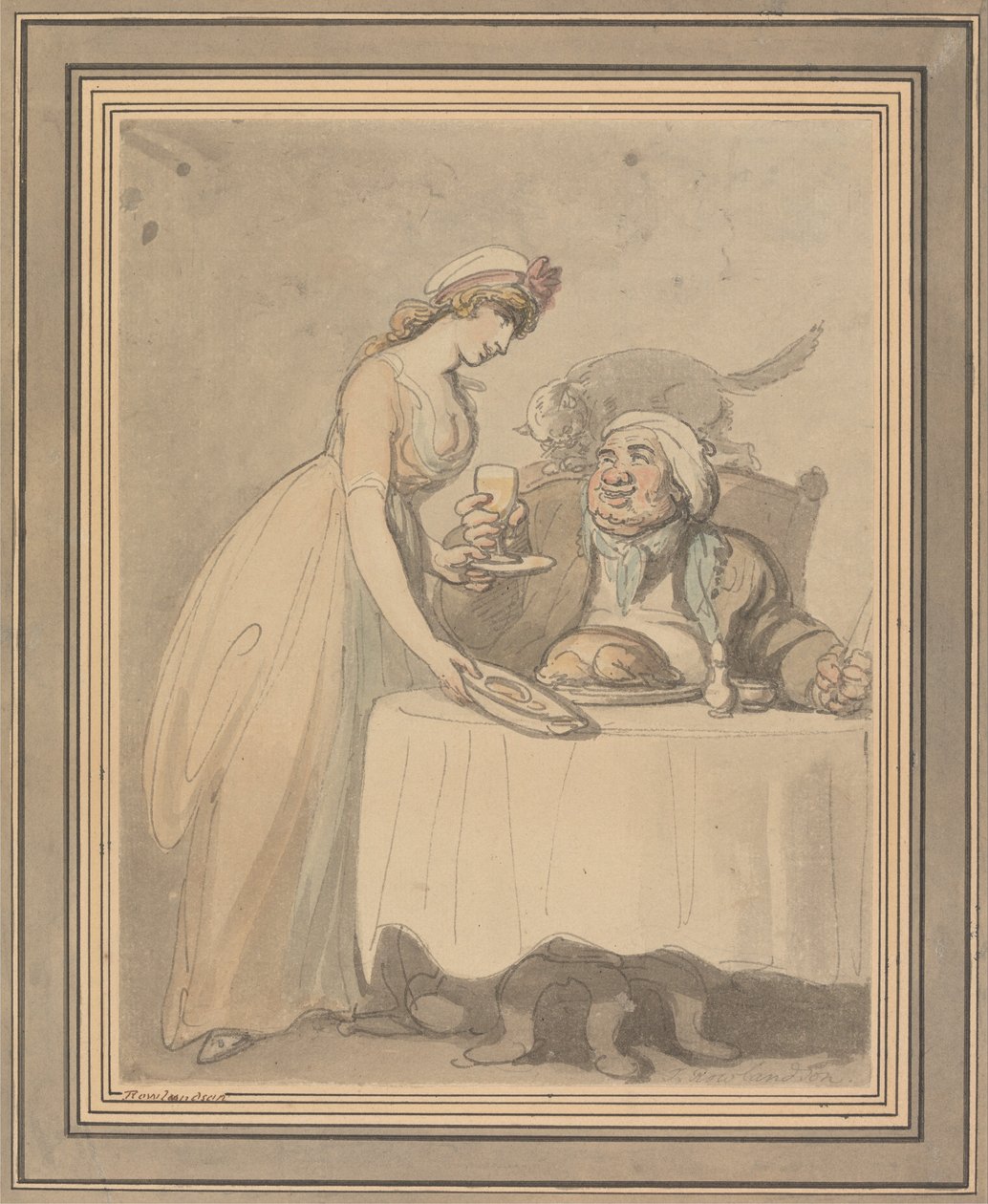 Smakosz autorstwa Thomas Rowlandson