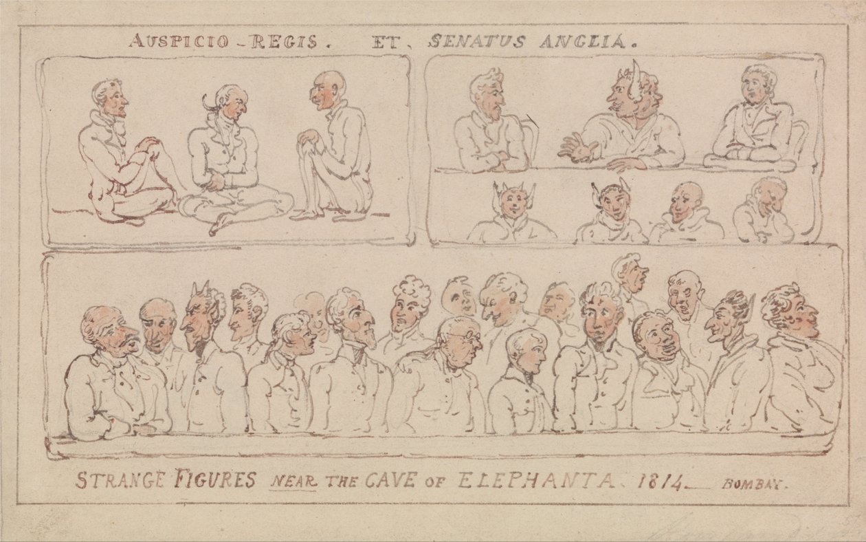 Wielki Mistrz czyli przygody Qui Hi w HIndostanie autorstwa Thomas Rowlandson