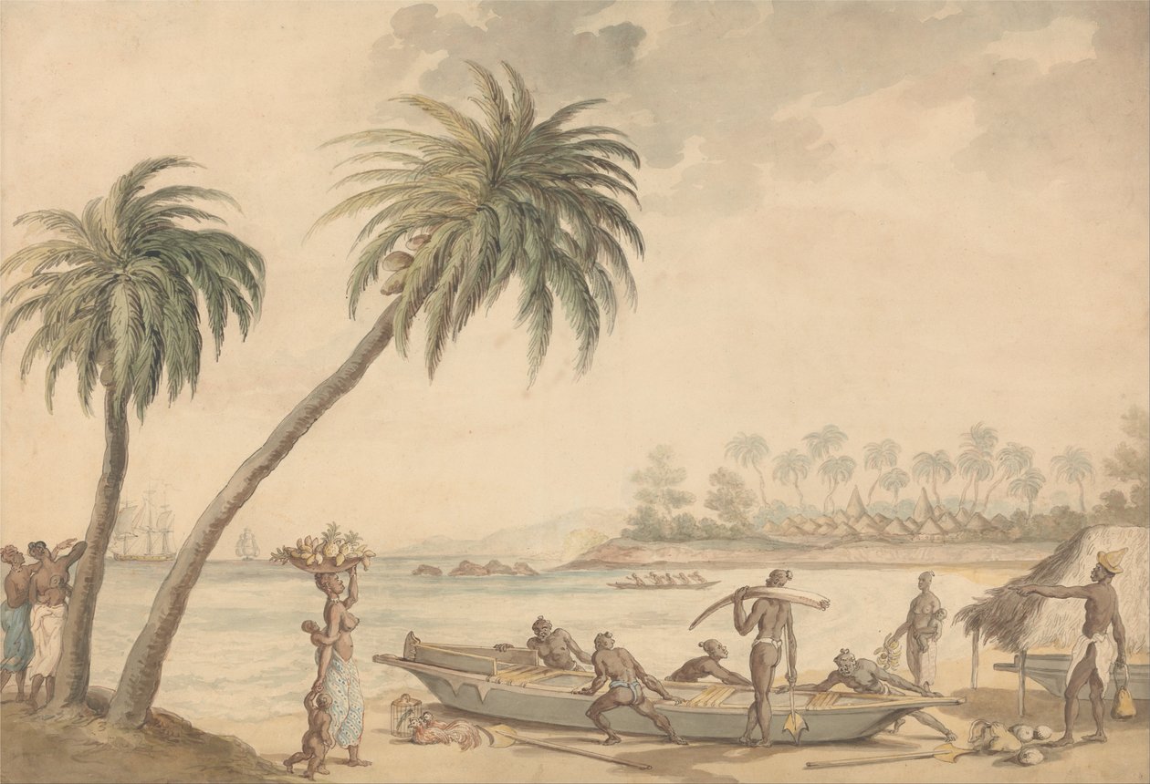Wybrzeże Kości Słoniowej, Afryka Zachodnia autorstwa Thomas Rowlandson