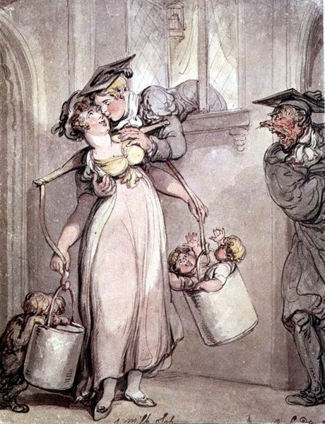 Napój mleczny autorstwa Thomas Rowlandson