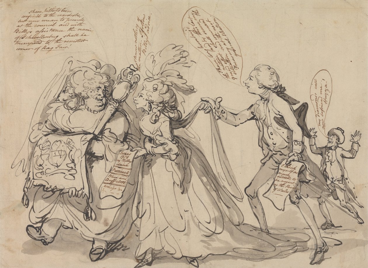 Perspektywa przed nami autorstwa Thomas Rowlandson