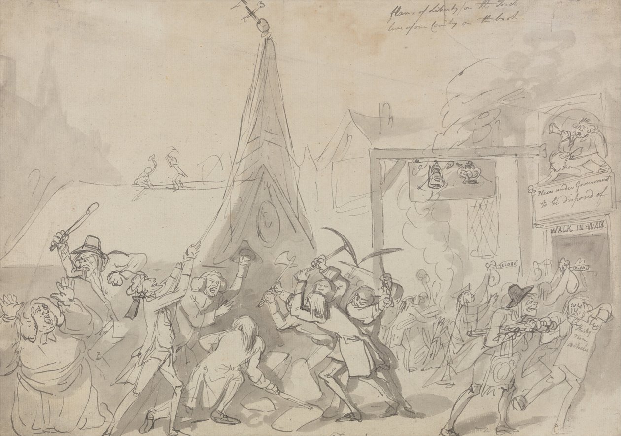 Test autorstwa Thomas Rowlandson