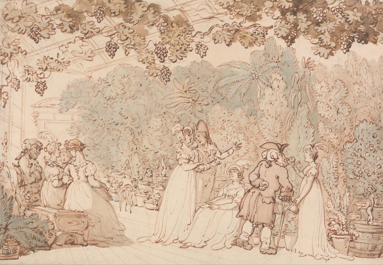 Winnica autorstwa Thomas Rowlandson