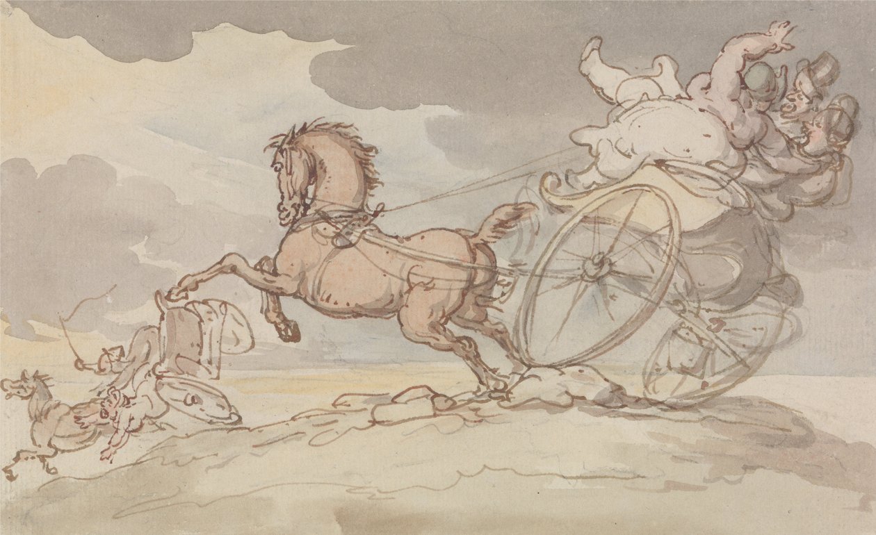 Dwa koncerty w kłopotach autorstwa Thomas Rowlandson