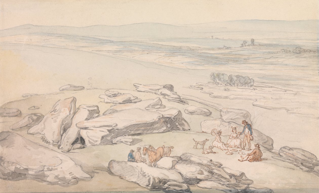 Zobacz na Exmoor autorstwa Thomas Rowlandson