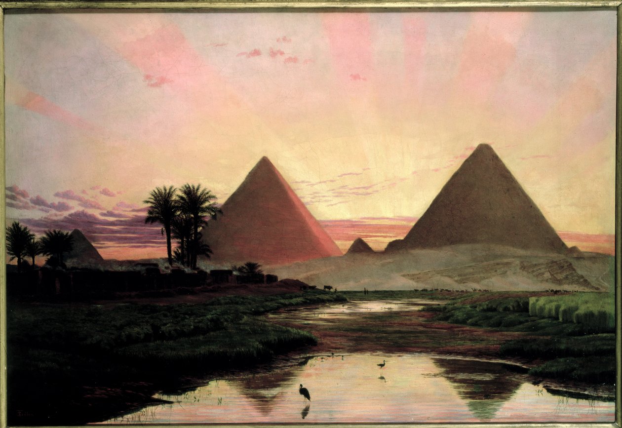 Piramidy w Gizie autorstwa Thomas Seddon