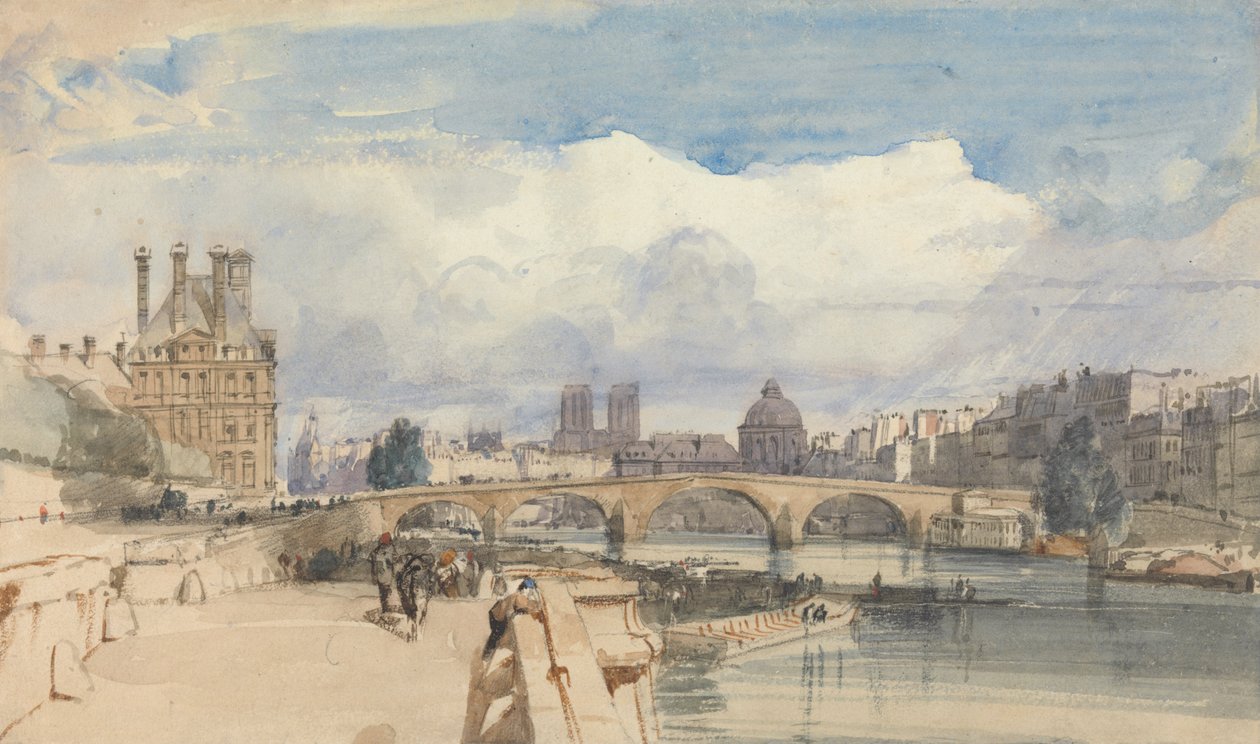 Most Królewski, Paryż autorstwa Thomas Shotter Boys