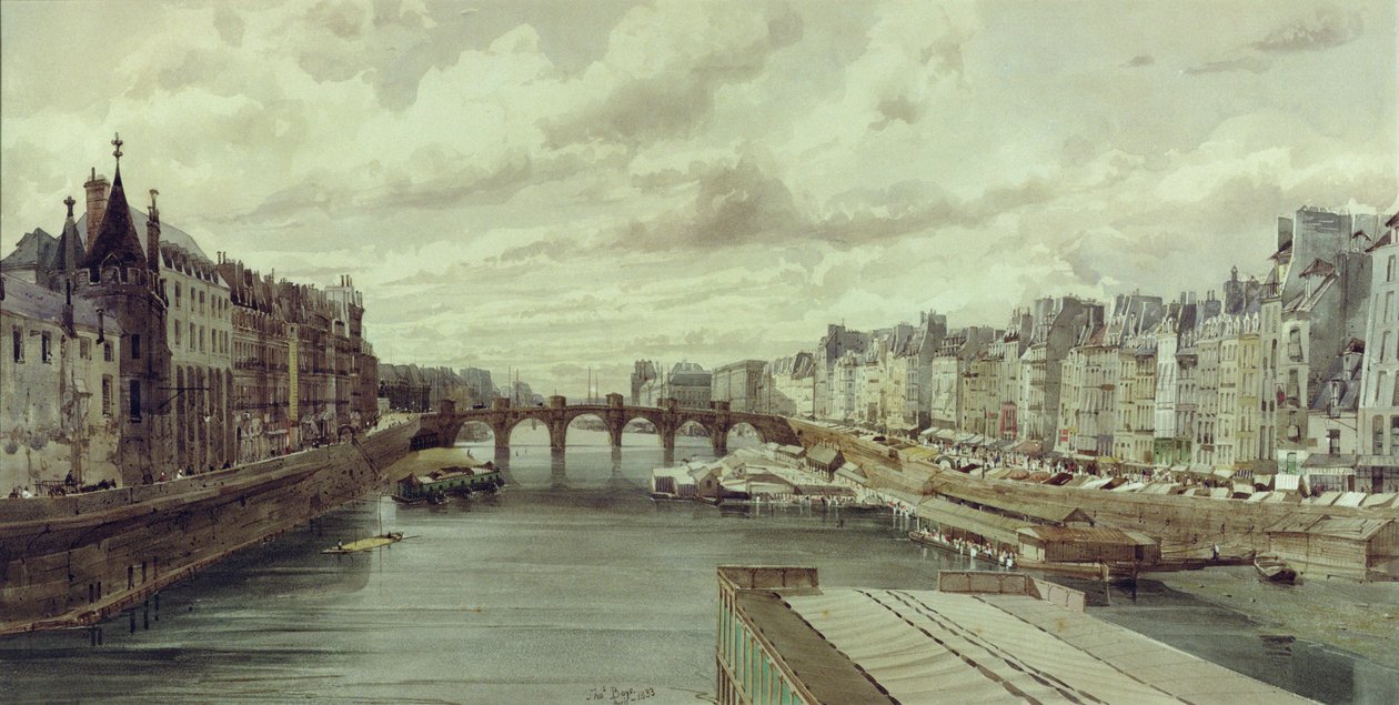 Pont Neuf, Paryż autorstwa Thomas Shotter Boys
