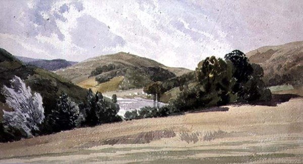 Dolina Llangollen autorstwa Thomas Shotter Boys