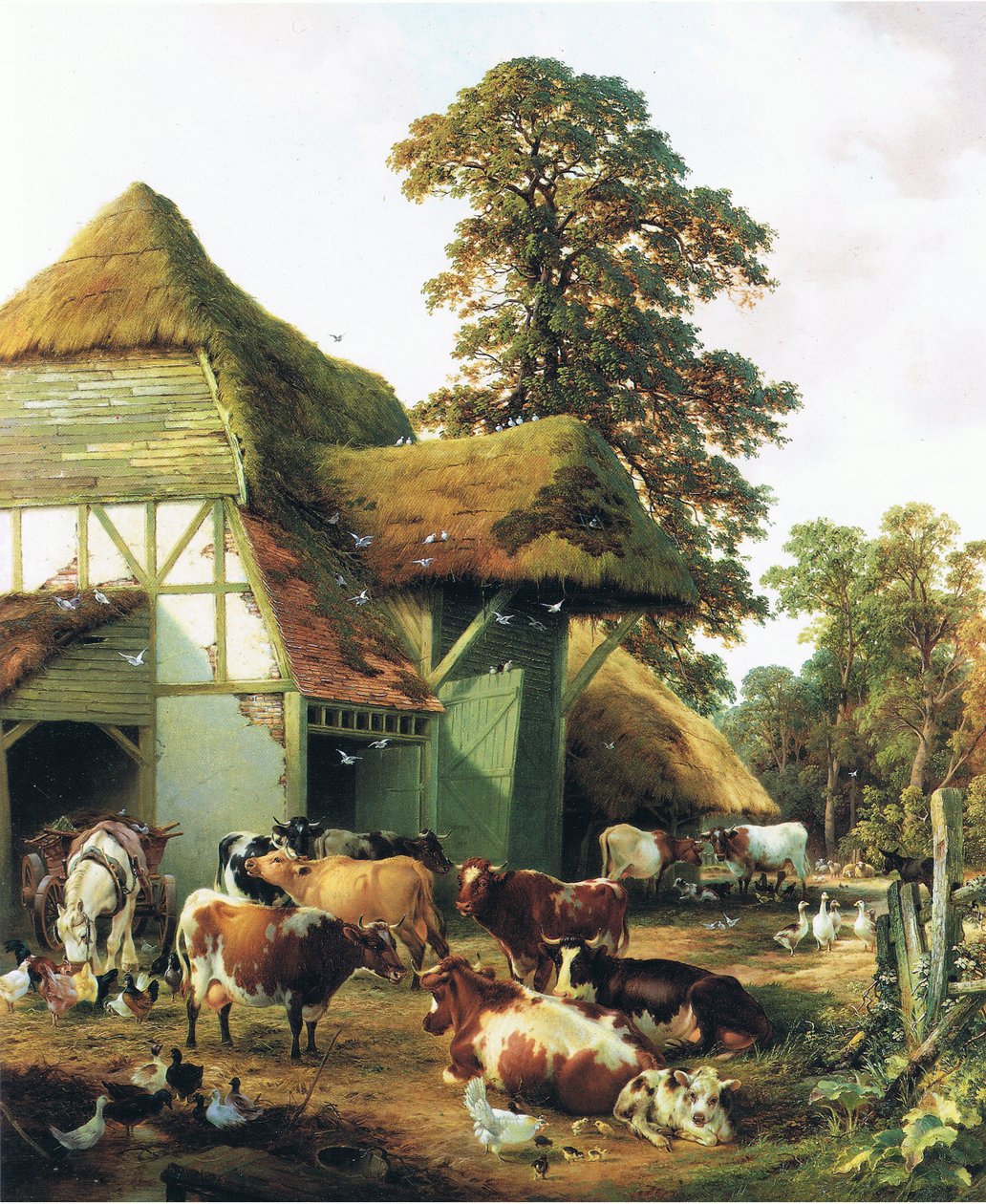 Farma w Kent autorstwa Thomas Sidney Cooper