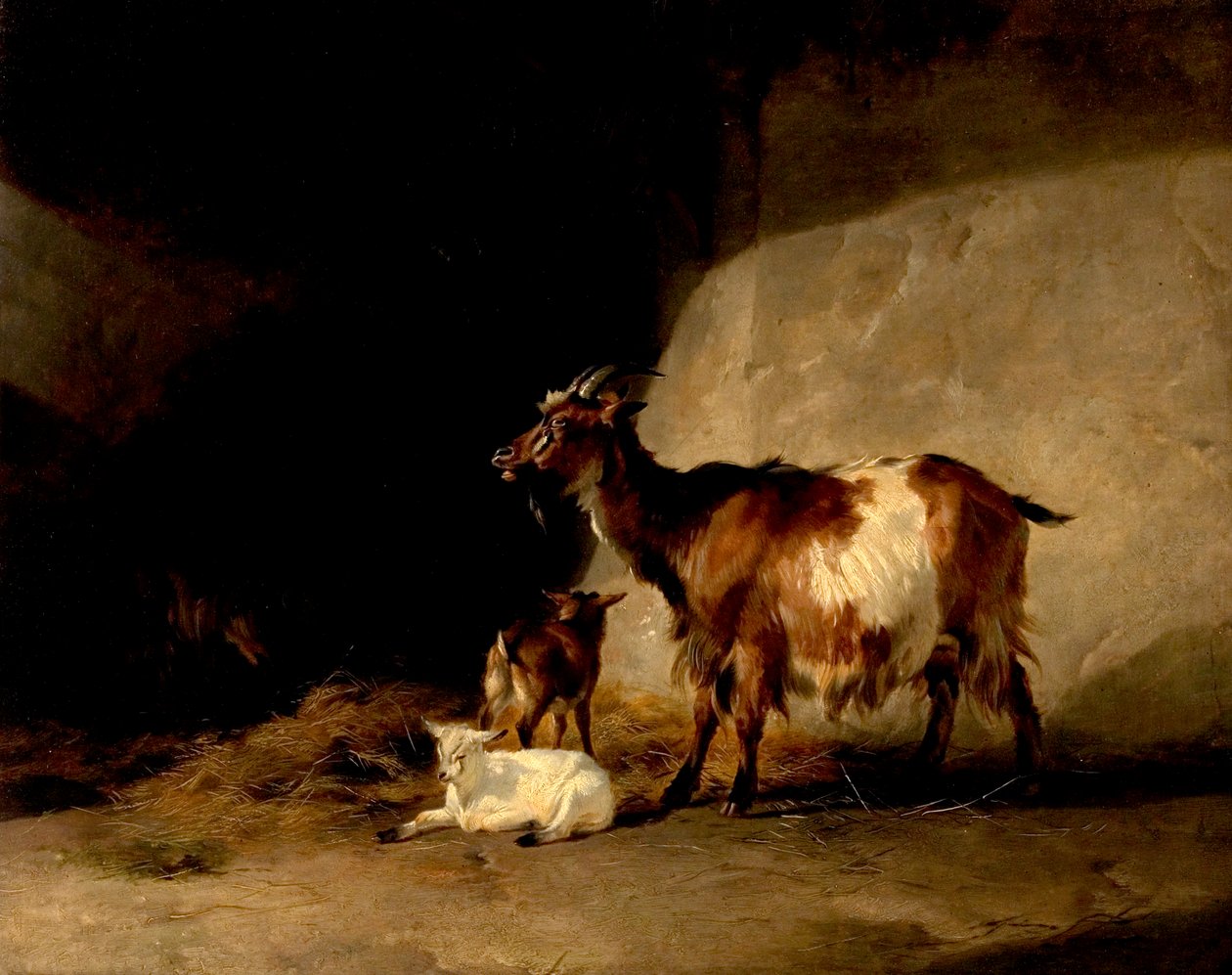 Owca górska (poranne usuwanie mgły), 1846 autorstwa Thomas Sidney Cooper