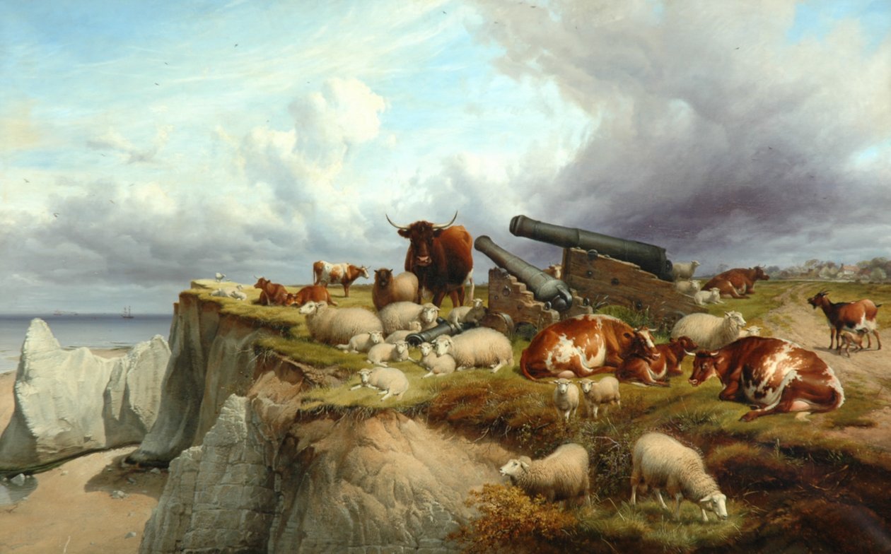Pokój i wojna, 1888 autorstwa Thomas Sidney Cooper