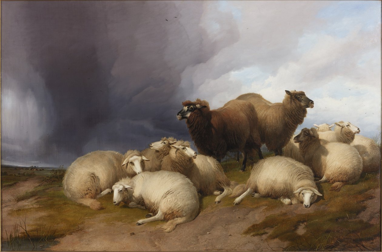 Nadchodząca burza autorstwa Thomas Sidney Cooper