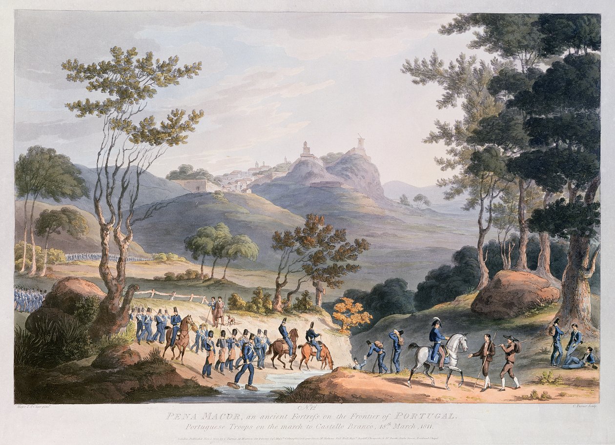Pena Macor, grawerowane przez C. Turnera, 18 marca 1811 autorstwa Thomas Staunton St. Clair