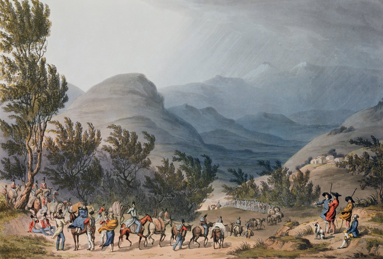 Serra de Estrella lub De Neve, grawerowane przez C. Turnera, 16 maja 1811 autorstwa Thomas Staunton St. Clair