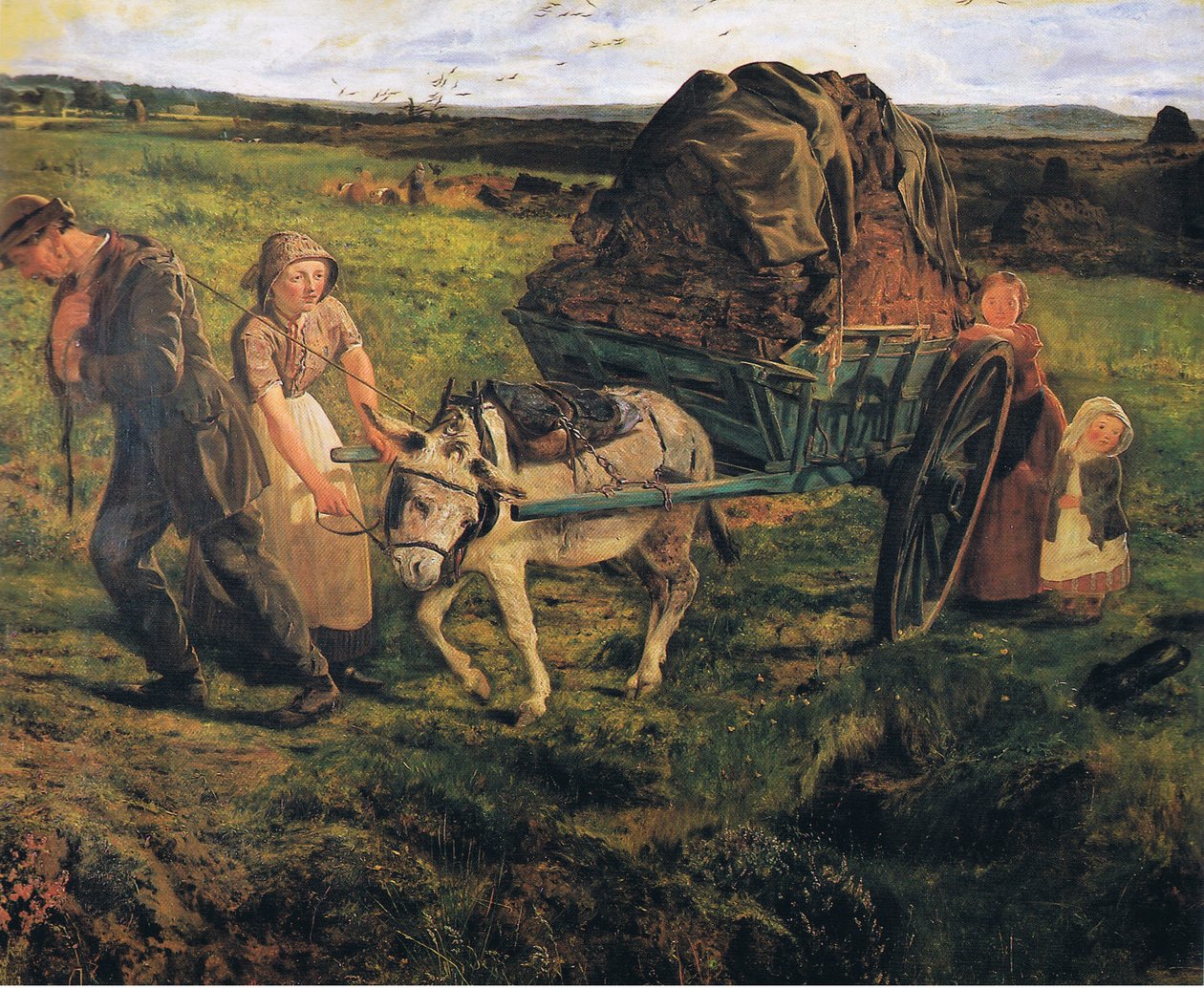 Wywóz darni z mchu autorstwa Thomas Wade