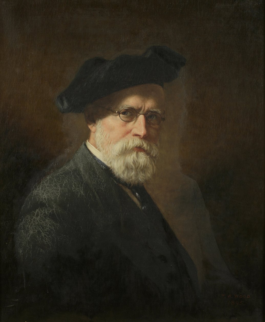 Autoportret, 1895 autorstwa Thomas Waterman Wood