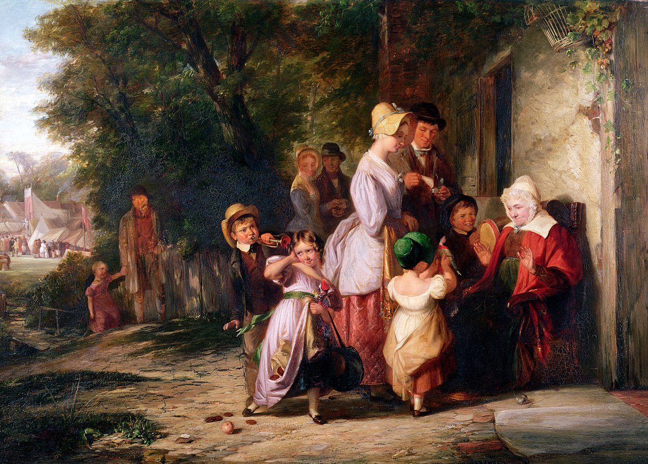 Powrót z Targów autorstwa Thomas Webster