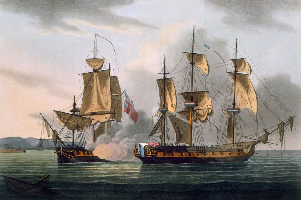Capture of La Reunion, 21 października 1793, z 
