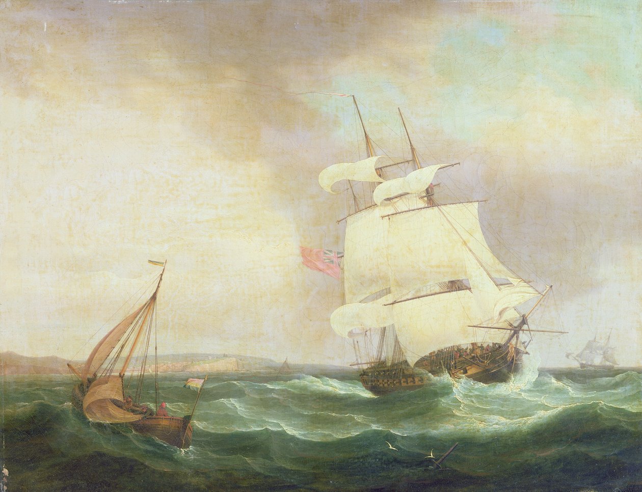 Burzowa pogoda autorstwa Thomas Whitcombe