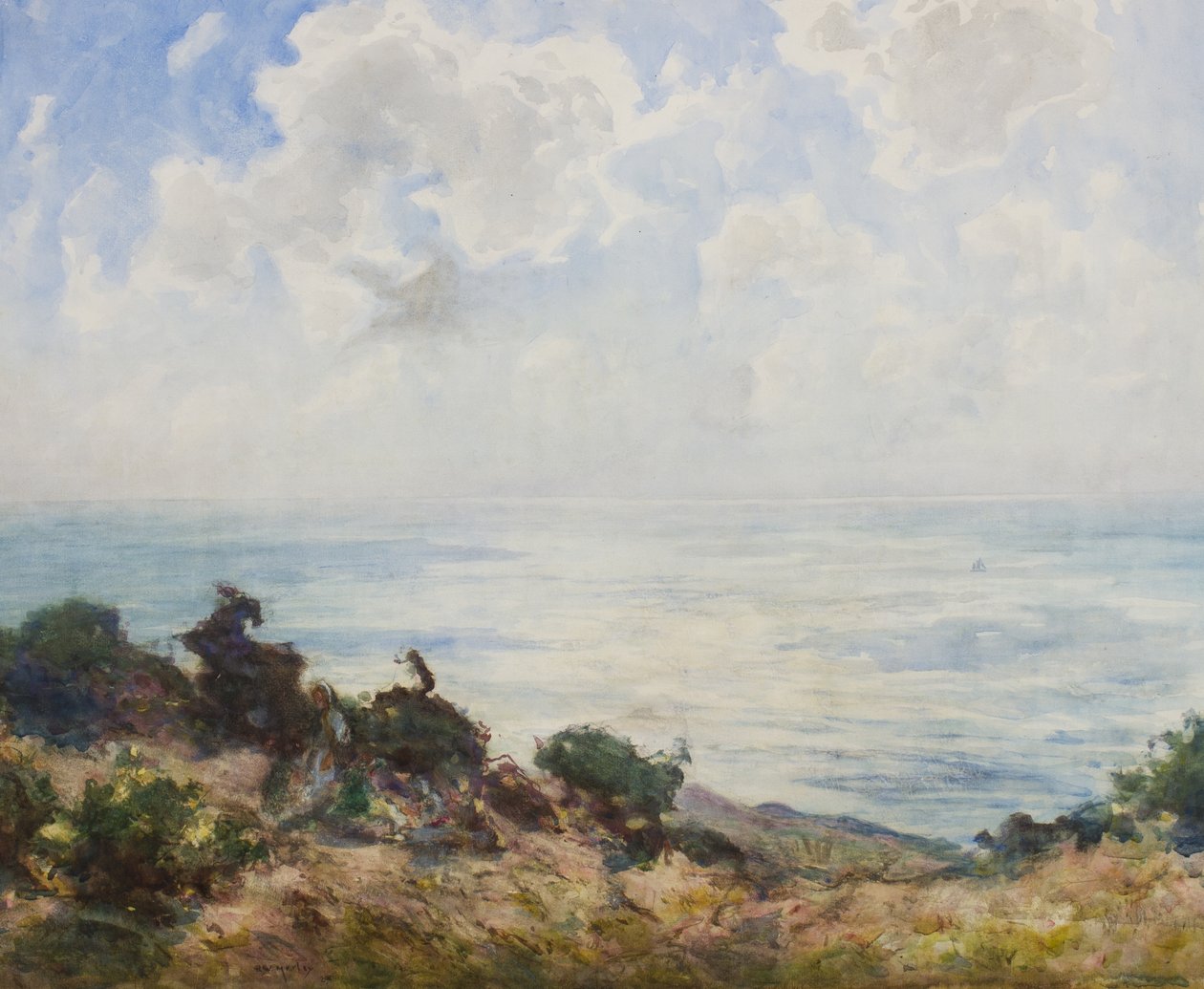 East Hill, Hastings – wczesny poranek autorstwa Thomas William Morley