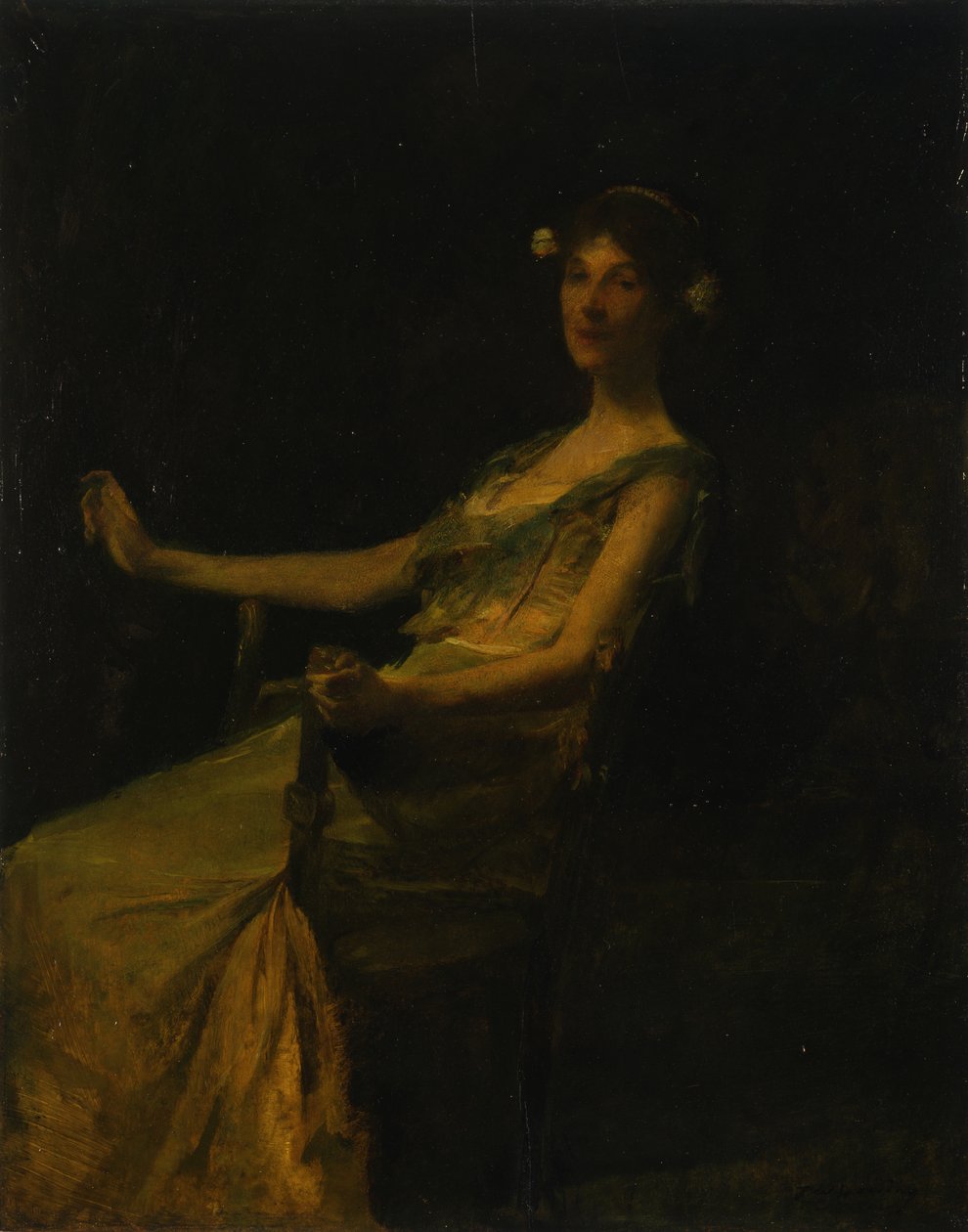 Monterey, lata 90. XIX wieku autorstwa Thomas Wilmer Dewing