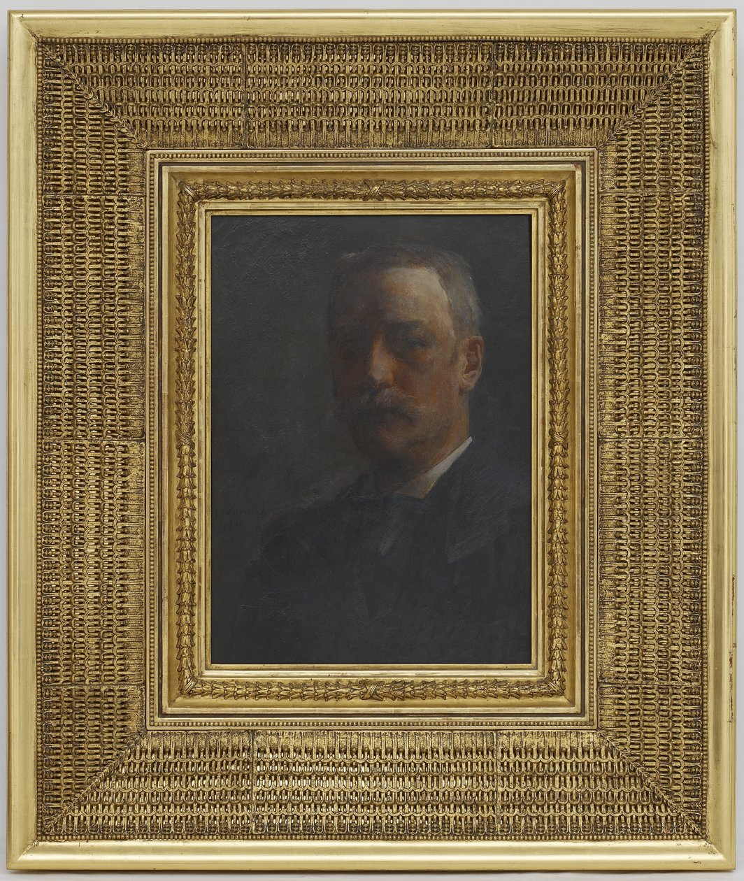 Autoportret, 1906 (olej na desce) autorstwa Thomas Wilmer Dewing