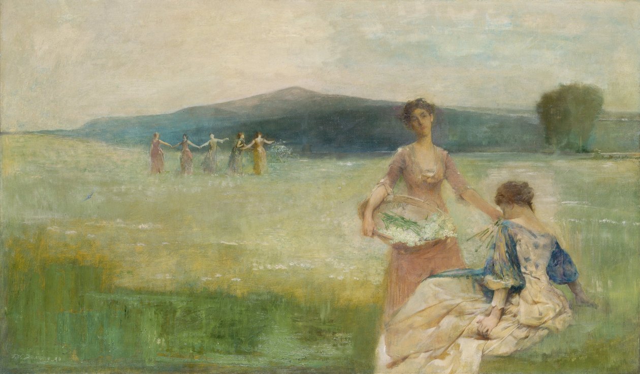 Wiosna autorstwa Thomas Wilmer Dewing