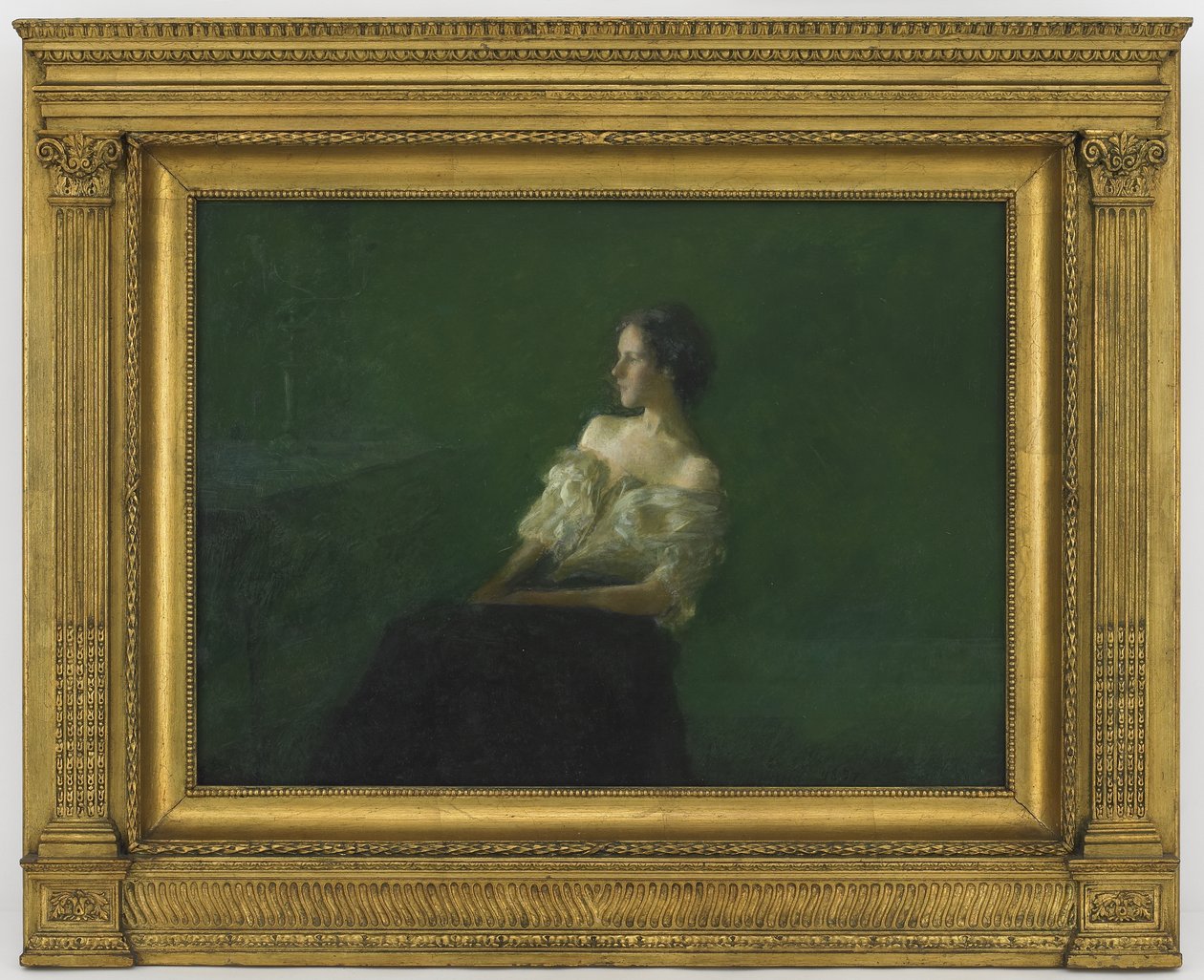 Studium siedzącej kobiety, 1897 autorstwa Thomas Wilmer Dewing