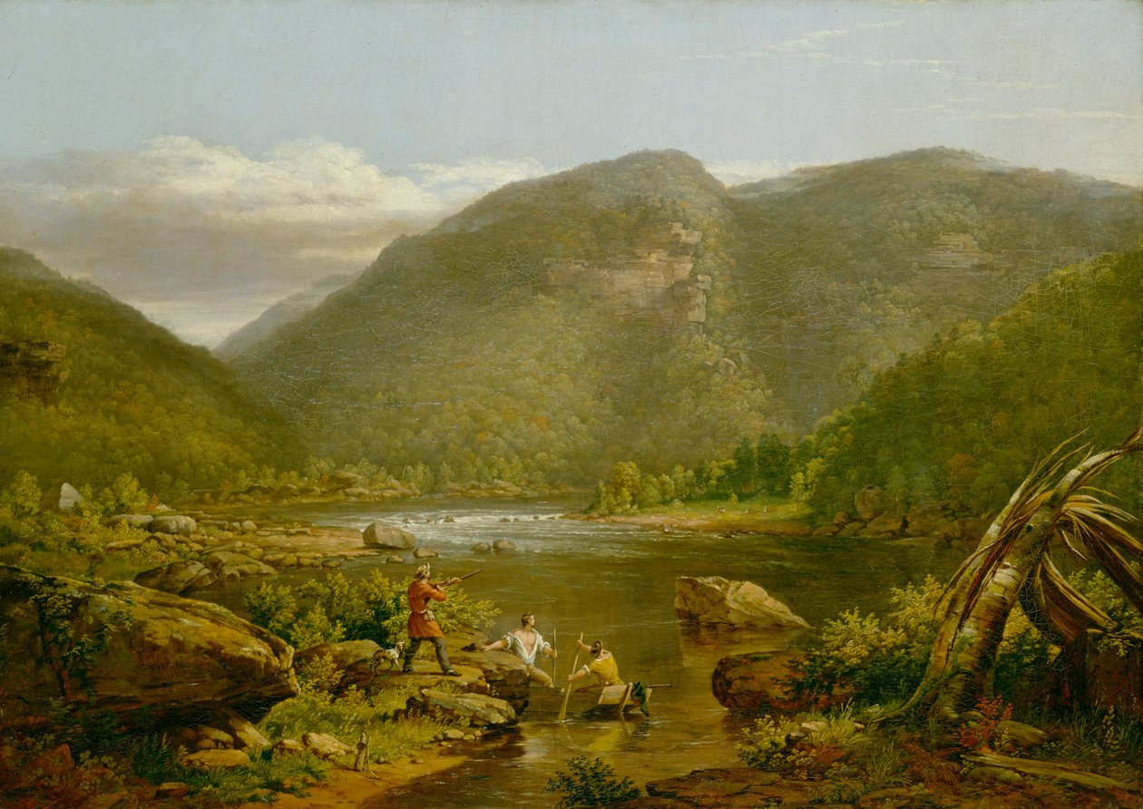 Wrony Gniazdo, 1848 autorstwa Thomas Worthington Whittredge