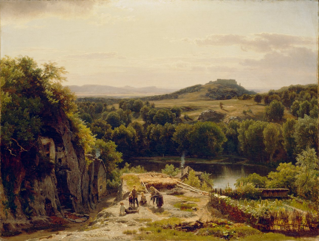 Krajobraz w górach Harz, 1854 autorstwa Thomas Worthington Whittredge