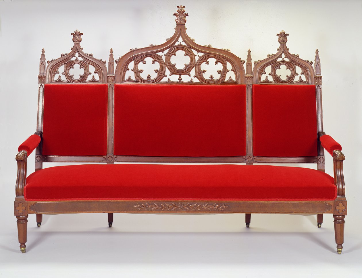 Sofa z Brooklynu, Nowy Jork, 1846-47 (orzech czarny) autorstwa Thomas attr. to Brooks