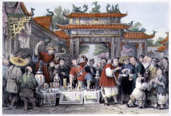 Wędrowny lekarz w Tien-Sing, z „Chiny w serii poglądów” George