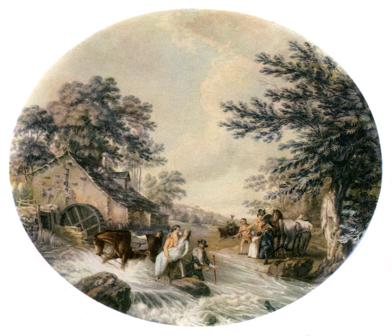 "Vicar of Wakefield" autorstwa Olivera Goldsmitha, ilustracja Thomasa Hearne