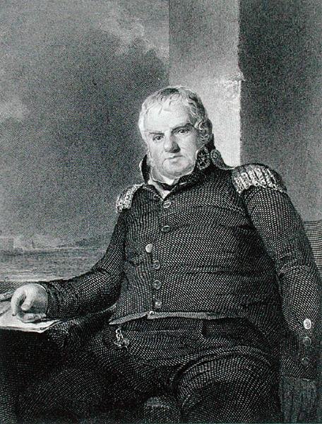 Generał Jonathan Williams (1750-1815) grawerowany przez Richarda W. Dodsona (1812-67) (grafika) autorstwa Thomas (after) Sully