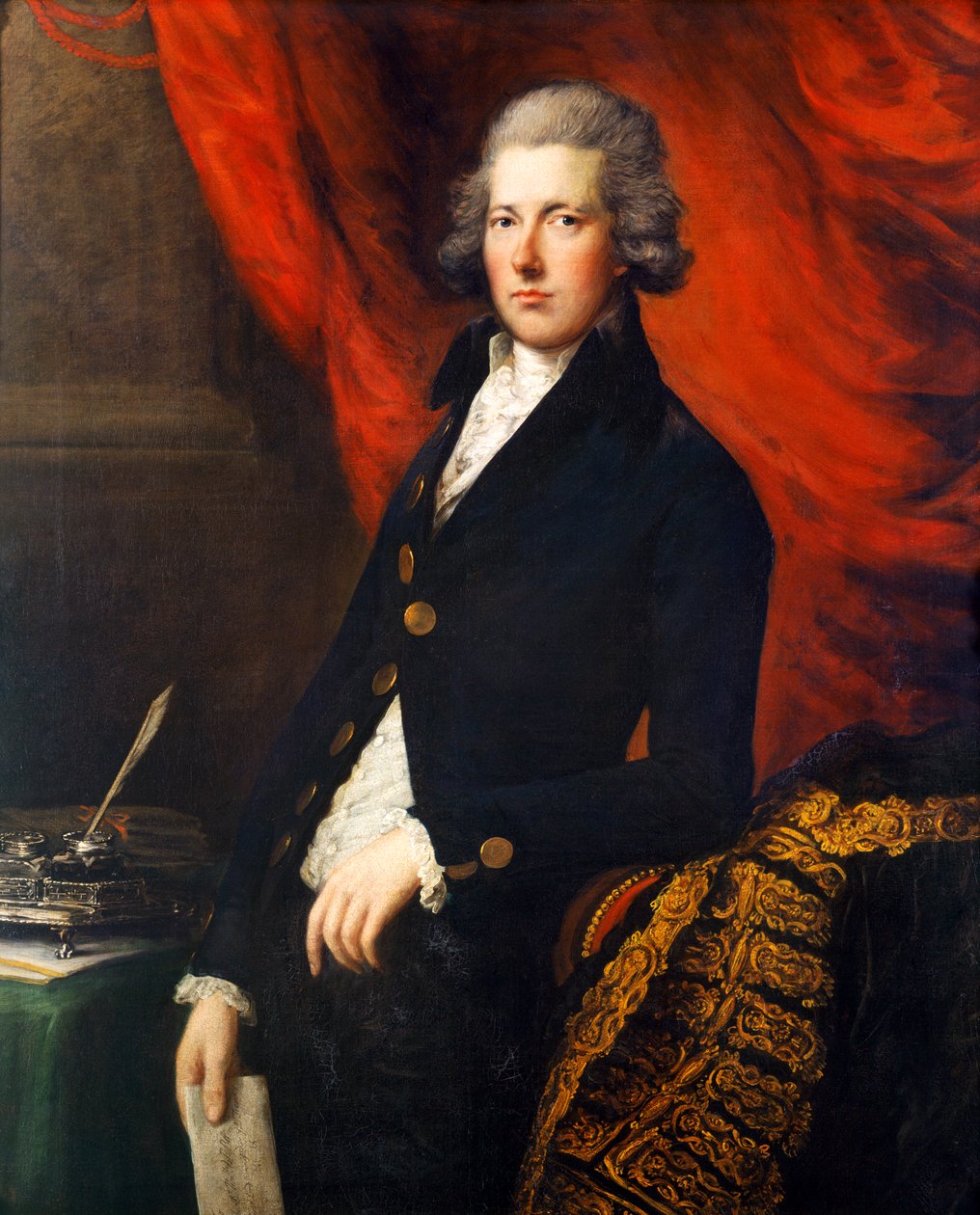 William Pitt Młodszy, ok. 1788 r. (olej na płótnie) autorstwa Thomas (attr. to) Gainsborough