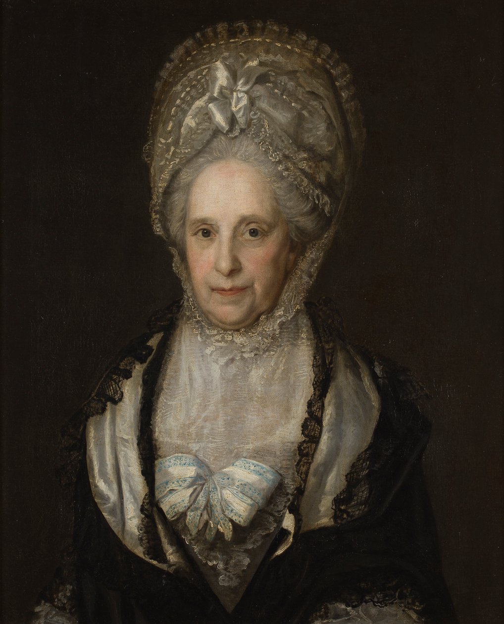 Portret "Miss Danet" (olej na płótnie) autorstwa Thomas (circle of) Gainsborough