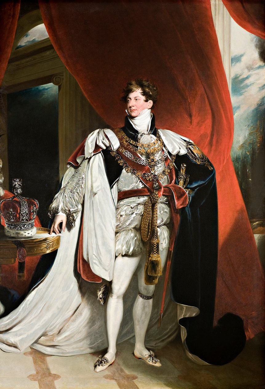 Portret króla Jerzego IV autorstwa Thomas (studio of) Lawrence
