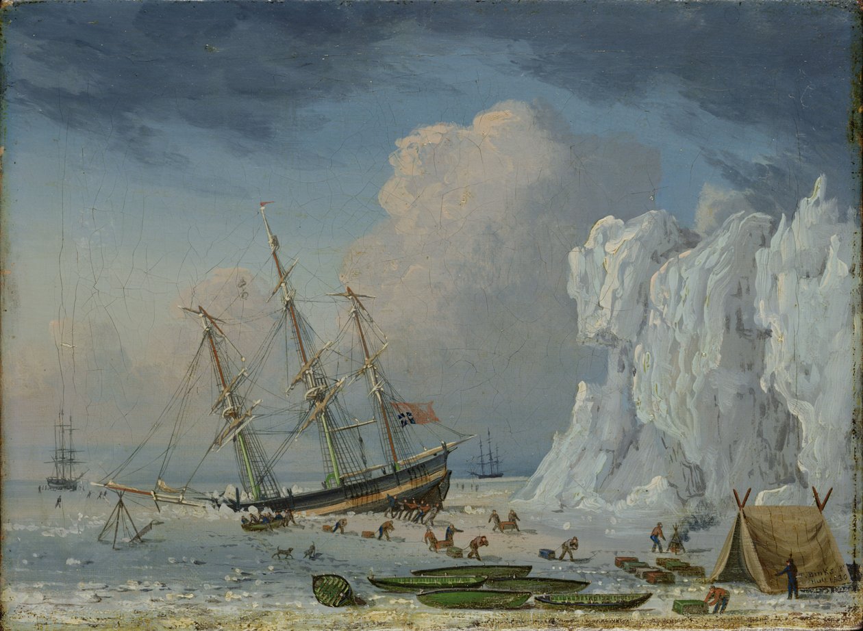 Złapany w lód autorstwa Thomas A. Binks