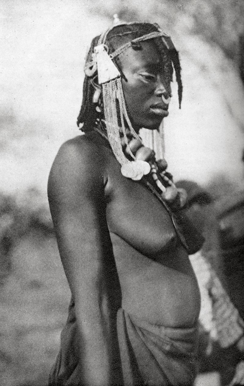 Arabka z Południowego Sudanu, Abu Matarik do Halfa, Sudan, 1925 1927. autorstwa Thomas A. Glover