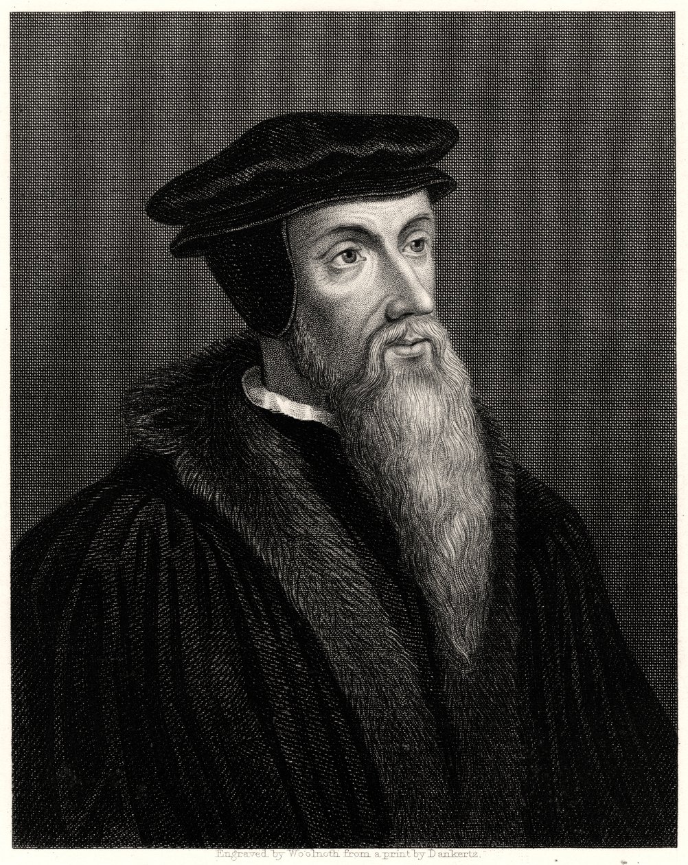 Kalwin, XIX wiek autorstwa Thomas A. Woolnoth