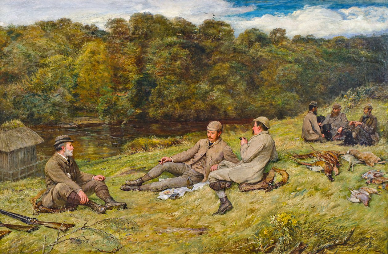 Polowanie w Stobhall (Perthshire) autorstwa Thomas Alexander Ferguson Graham