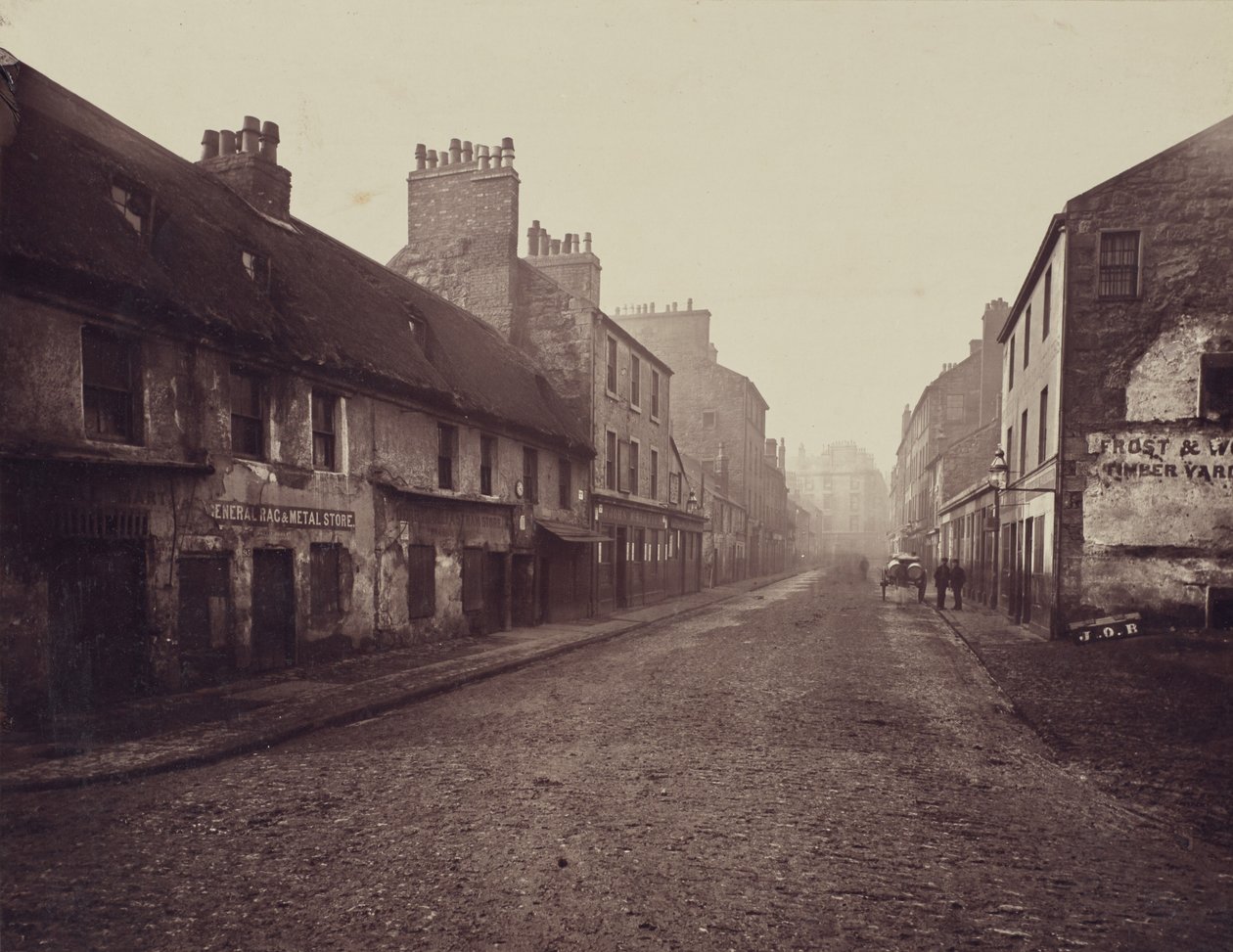 Main Street, Gorbals, patrząc na południe. autorstwa Thomas Annan