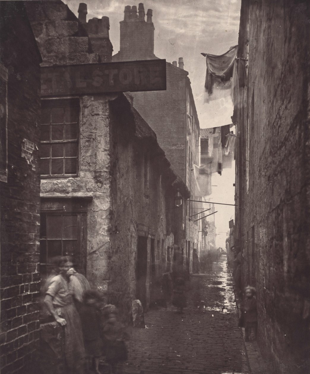 Stary zaułek, na uboczu High Street autorstwa Thomas Annan