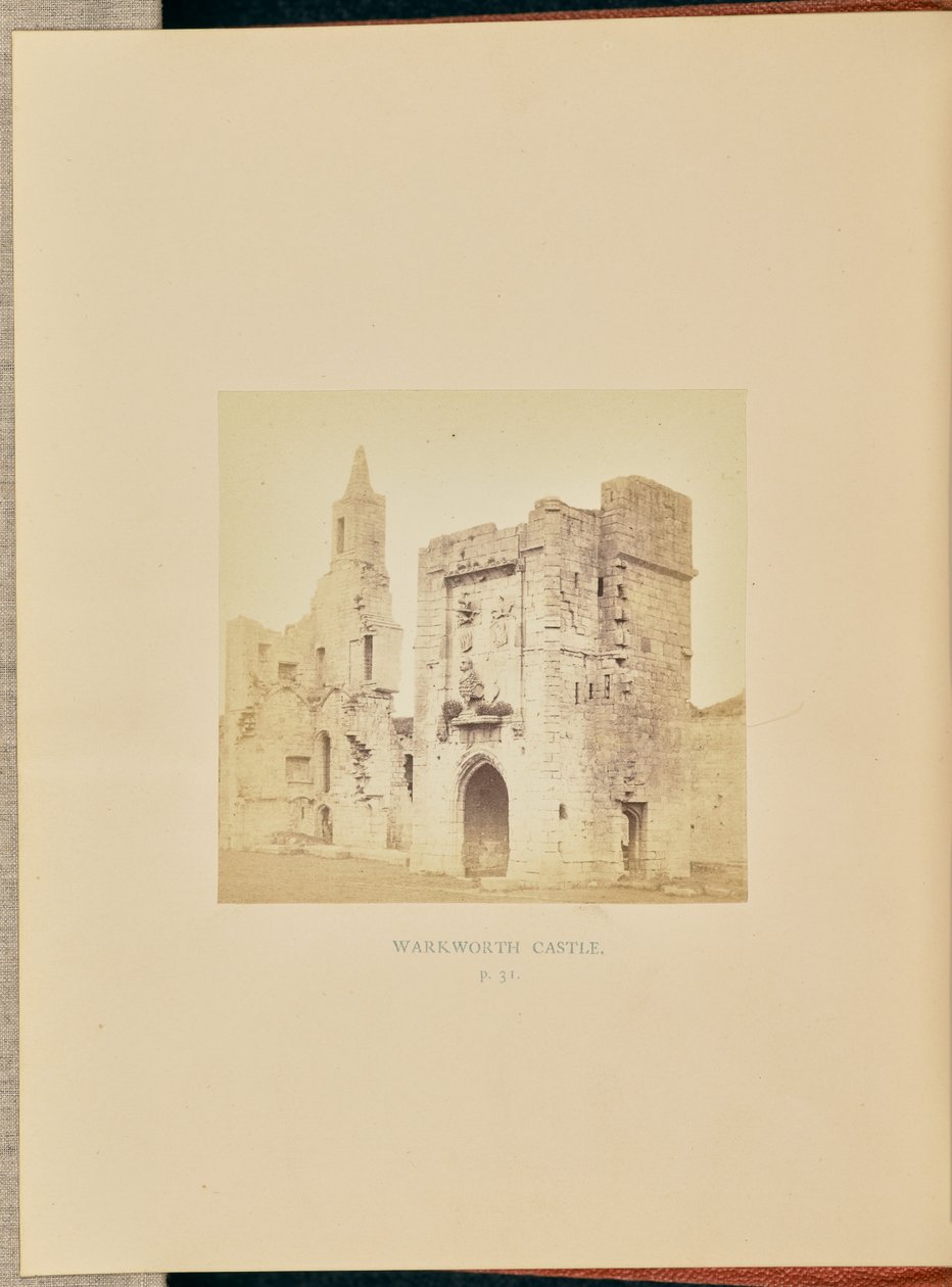 Zamek Warkworth autorstwa Thomas Annan