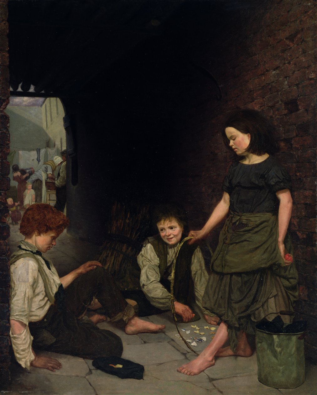 Dzieci z Manchesteru i Salfordu autorstwa Thomas Armstrong