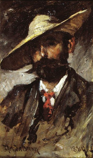 Autoportret autorstwa Thomas Austen Brown