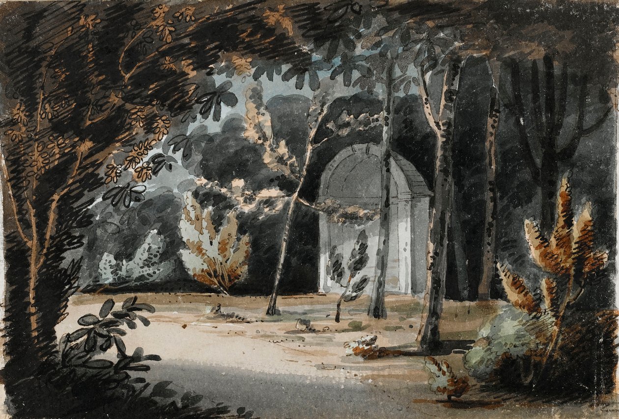 Merton, lipiec 1803 r. (recto) autorstwa Thomas Baxter