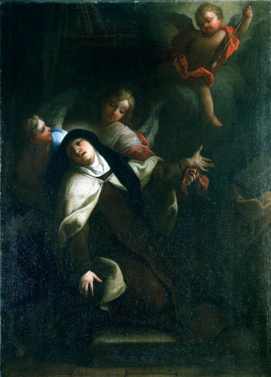 Św. Teresa z Avili, ok. 1634-1689 autorstwa Thomas Blanchet
