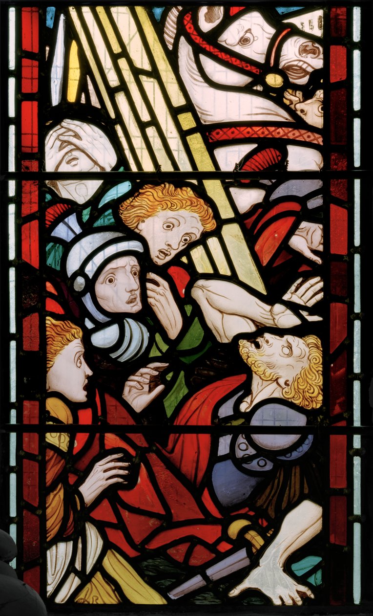 Ye Damned, ok. 1866 (witraże) autorstwa Thomas Boddington